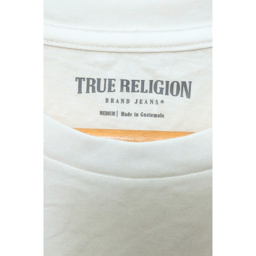 True Religion World Tour Retro Crystal Slim Crew Logo Tee Size Medium