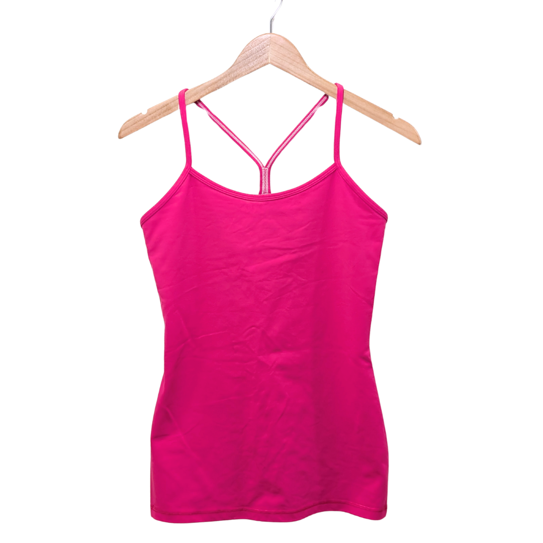 Lululemon Jeweled Magenta Power Y Tank Top Size 8