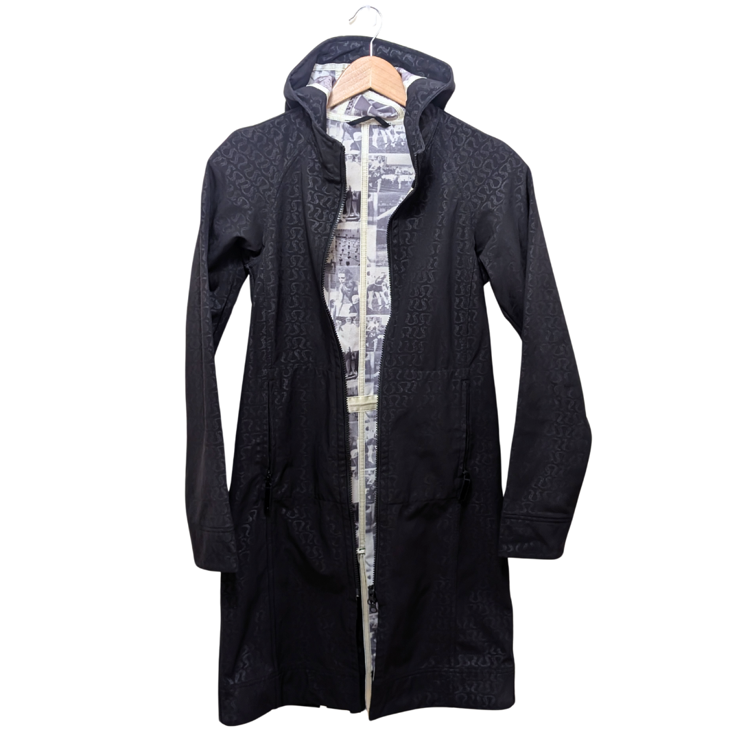 lululemon apres jacket coat black 