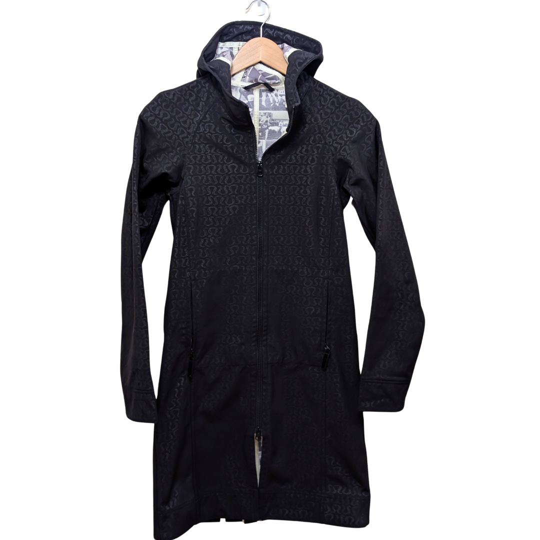 lululemon apres jacket coat black 