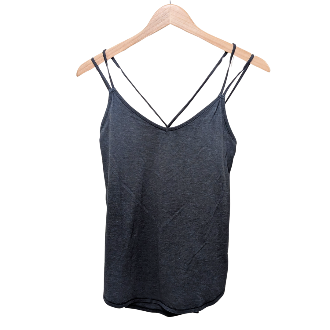 Lululemon Breezy Black Heathered Tank Top Size Medium