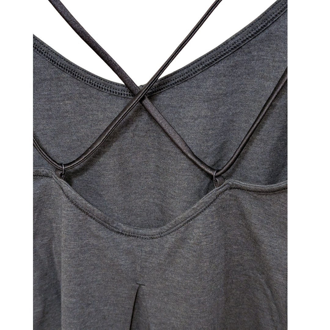 Lululemon Breezy Black Heathered Tank Top Size Medium