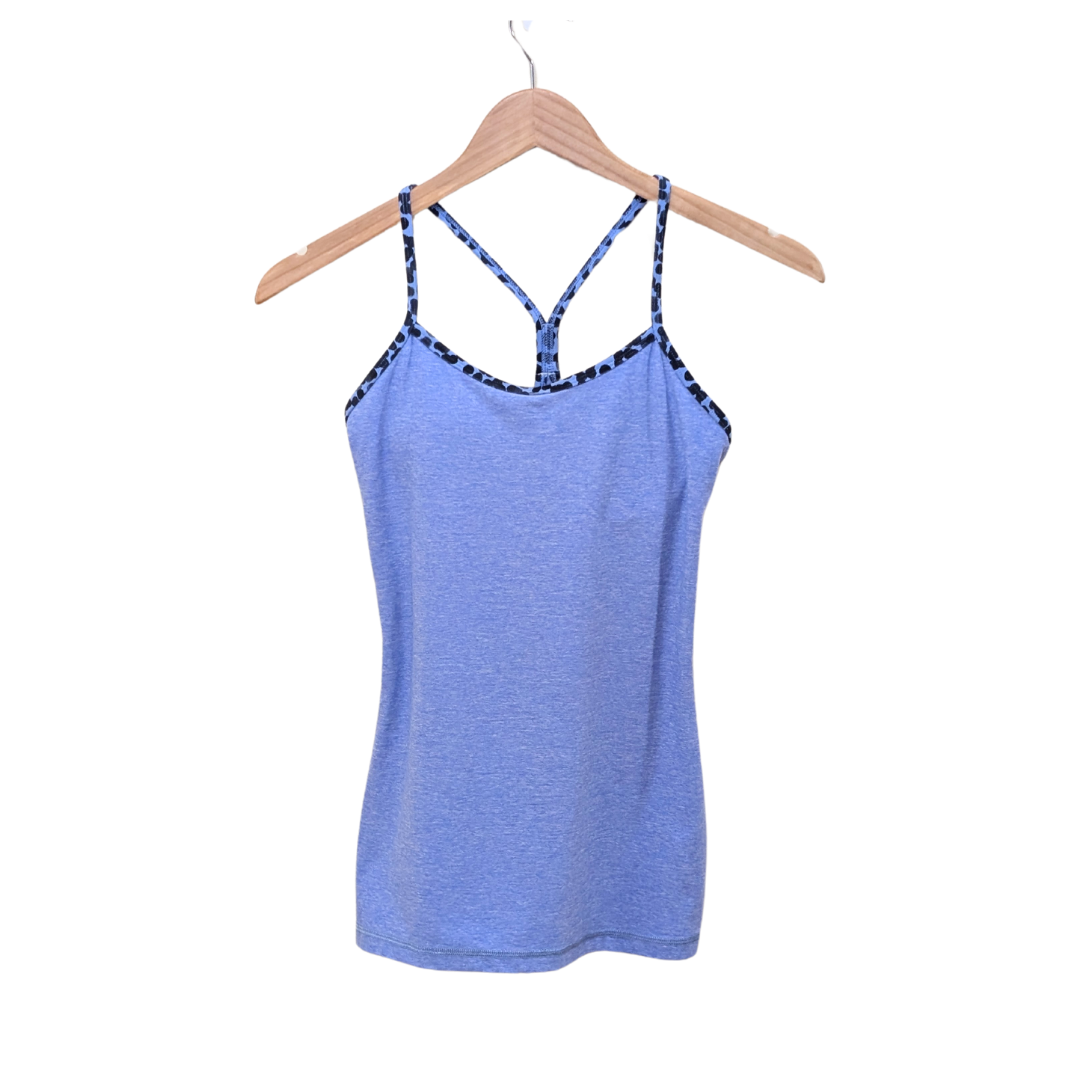 Lululemon power y blue tank top